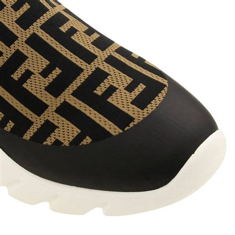 brown fendi sock sneakers|Fendi sneakers socks men.